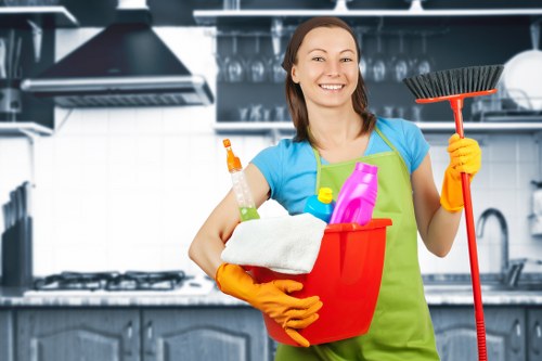 Local cleaning team servicing a SW17 property