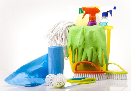 Kitchen domestic cleaning in a SW17 flat near Tooting