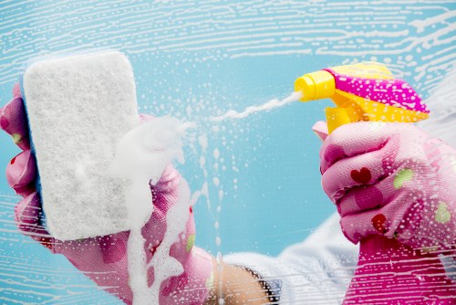 Professional cleaning service for a bathroom in SW17