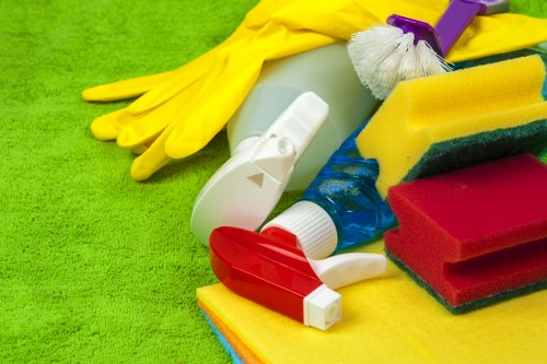 Careful upholstery cleaning setup in an SW17 property
